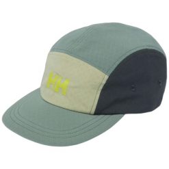 Czapka 5-panelowa Helly Hansen Cascade Shield. Zielone czapki męskie Helly Hansen, bez wzorów, sportowe. Za 248.00 zł.