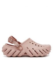 Crocs Klapki Echo Clog 207937 Różowy. Czerwone klapki i japonki męskie Crocs, bez wzorów, z tworzywa sztucznego. Za 229.99 zł.