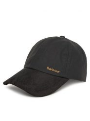 Barbour Czapka z daszkiem Transport MHA0888BK11 Czarny. Czarne czapki męskie Barbour, bez wzorów, z bawełny. Za 249.99 zł.