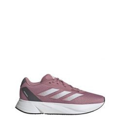 Buty Duramo SL. Białe buty do biegania męskie ADIDAS, bez wzorów, z materiału, bez zapięcia, do biegania. Za 239.00 zł.