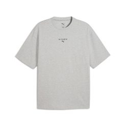 Męska koszulka PUMA x HYROX Lifestyle PUMA Light Gray Heather. Szare buty sportowe na co dzień męskie Puma, m, bez wzorów, sportowe, bez ramiączek, bez kaptura, na fitness i siłownię. Za 179.00 zł.