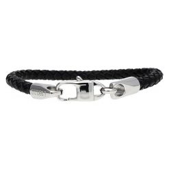 Guess Męska Bransoletka Skóra umb21518-S. Szare biżuteria dla mężczyzn Guess, ze skóry. W wyprzedaży za 297.00 zł.