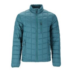 Kurtka puchowa Whistler Luis. Niebieskie kurtki męskie Whistler, bez wzorów, z puchu, sportowe, bez ramiączek, bez kaptura. Za 297.00 zł.