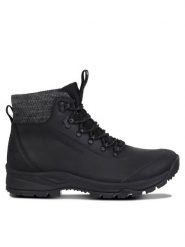 Luhta Trapery Rohkea 78500 400 L Czarny. Czarne buty zimowe męskie Luhta, bez wzorów, ze skóry, bez obcasa, bez zapięcia. Za 419.99 zł.