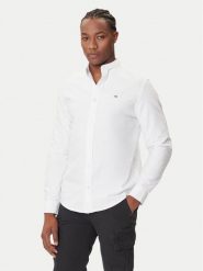 Tommy Jeans Koszula Essential DM0DM21690 Biały Regular Fit. Białe koszule męskie Tommy Jeans, m, bez wzorów, z bawełny, bez kołnierzyka, bez ramiączek. Za 279.99 zł.