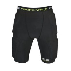 Spodenki kompresyjne z wkładkami Select 6421. Czarne szorty sportowe męskie Select, bez wzorów, sportowe. W wyprzedaży za 305.20 zł.