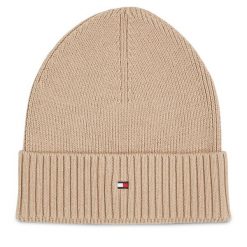 Czapka Tommy Hilfiger. Brązowe czapki męskie Tommy Hilfiger, na zimę, bez wzorów. Za 179.99 zł.