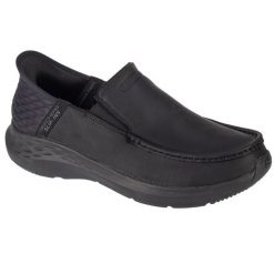 Buty do chodzenia męskie, Skechers Parson - Oswin. Czarne buty sportowe na co dzień męskie Skechers, m, bez wzorów, bez ramiączek, bez kaptura, trekkingowe. Za 389.99 zł.