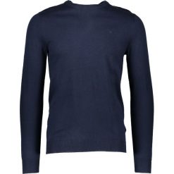 Sweter w kolorze granatowym. Niebieskie swetry męskie Wrangler, bez wzorów, bez kołnierzyka, bez ramiączek. W wyprzedaży za 109.95 zł.