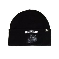 Czapka zimowa beanie Goorin Bros. Soft Rock Panther 107-1796-BLK. Czarne czapki męskie Goorin Bros, na zimę, bez wzorów, rockowe. Za 152.00 zł.