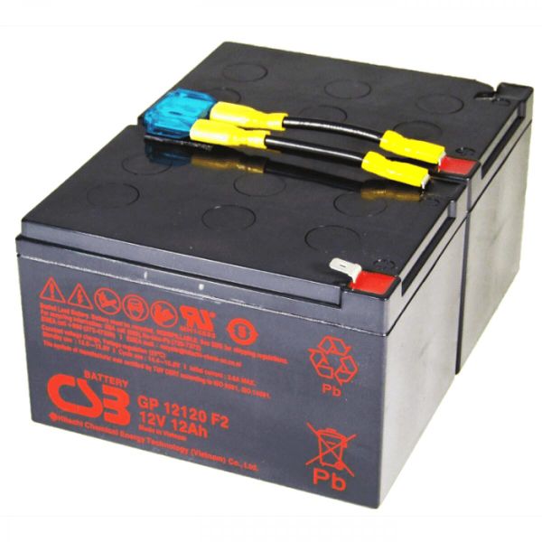 Zestaw wymiany akumulatora CSB UPS RBC6 (z kablami). Powerbanki BATTERY SUPPLIES NV. Za 691.60 zł.