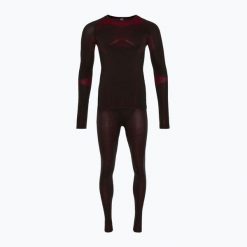 Komplet bielizny termoaktywnej męskiej ODLO Fundamentals Performance Warm. Czarne bielizna termoaktywna męska Odlo, m, bez wzorów, bez ramiączek, narciarskie. Za 299.99 zł.