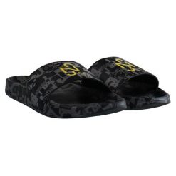 Klapki męskie Puma Leadcat Slide Neymar Jr. Czarne klapki i japonki męskie Puma, bez wzorów, z materiału. Za 255.00 zł.