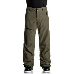 Quiksilver FOREVER GORE PT Spodnie narciarskie grape leaf. Zielone spodnie narciarskie i snowboardowe męskie Quiksilver, z materiału. W wyprzedaży za 825.30 zł.