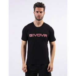 Koszulka Givova Black Cotton dla mężczyzn - Rozmiar M. Czarne t-shirty sportowe męskie Givova, m, bez wzorów, z bawełny, eleganckie, bez ramiączek. Za 52.75 zł.