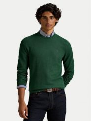 Polo Ralph Lauren Sweter 710918163521 Zielony Regular Fit. Zielone kardigany męskie Polo Ralph Lauren, m, bez wzorów, z bawełny, bez ramiączek. Za 659.99 zł.