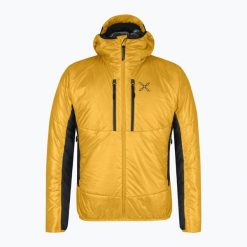 Kurtka męska Montura Force Primaloft. Żółte kurtki męskie MONTURA, m, bez wzorów, sportowe, bez ramiączek, bez kaptura. Za 1,549.00 zł.