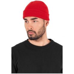 Czapka Flexfit heavyweight. Czerwone czapki męskie FLEXFIT, na zimę, bez wzorów. W wyprzedaży za 30.00 zł.