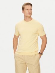 Marciano Guess Sweter 5GHR04 5861Z Żółty Regular Fit. Żółte kardigany męskie Marciano Guess, l, z aplikacjami, z bawełny, bez ramiączek. Za 299.99 zł.