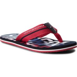 Japonki TOMMY HILFIGER - Bold Hilfiger Beach Sandal FM0FM01367 Tango Red 611. Klapki i japonki męskie marki Tommy Hilfiger. W wyprzedaży za 119.00 zł.