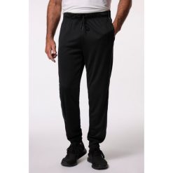 Męskie Spodnie dresowe fitness technologiczna dzianina QuickDry do 7 XL. Czarne spodnie dresowe męskie JAY-PI, bez wzorów, z dresówki, długie. Za 294.99 zł.