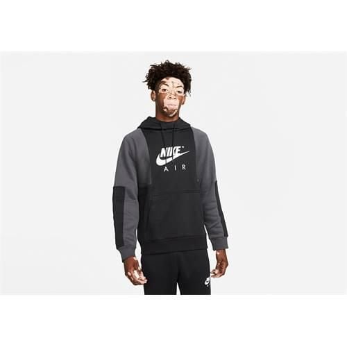Bluza sportowa męska Nike Air Nsw Brushed-back. Brązowe bluzy nierozpinane męskie Nike, m, bez wzorów, z kapturem. Za 329.00 zł.