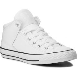 Trampki CONVERSE - Ctas High Street Hi 155277C White/Black/White. Białe trampki męskie Converse, z gumy, sportowe. W wyprzedaży za 259.00 zł.