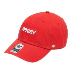Czapka bejsbolówka Oakley Remix Dad. Czerwone czapki męskie Oakley, bez wzorów, retro. Za 204.50 zł.