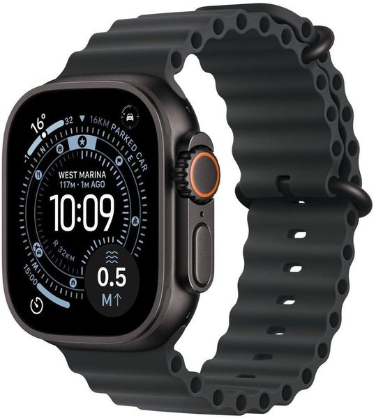Smartwatch Apple Watch Ultra 3 GPS + Cellular 49mm Black Titanium / Ocean Band Czarny (MF0J4ET/A). Czarne zegarki smartwatch Apple. Za 3,987.99 zł.