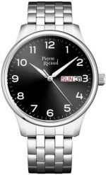 Zegarek męski Pierre Ricaud P91106.5124Q srebrny. Szare zegarki męskie Pierre Ricaud, srebrne. Za 390.00 zł.