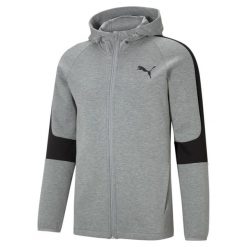 Bluza z kapturem Puma Evostripe Core Fz, Mężczyźni. Szare bluzy z kapturem męskie Puma, m, bez wzorów, z kapturem. W wyprzedaży za 281.45 zł.