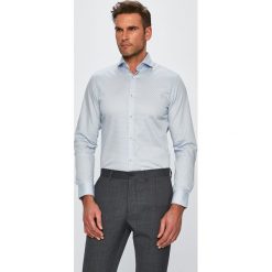 Premium by Jack&Jones - Koszula. Niebieskie koszule męskie Premium by Jack&Jones, l, bez wzorów, z bawełny, bez kołnierzyka, bez ramiączek. W wyprzedaży za 119.90 zł.