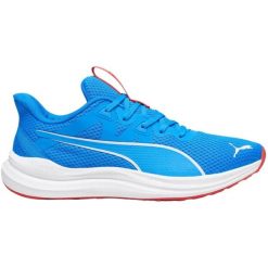 Buty do biegania męskie Puma Reflect Lite. Niebieskie buty do biegania męskie Puma, bez wzorów, z materiału, bez zapięcia, do biegania. Za 233.97 zł.