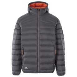 Trespass Whitman Ii - Męska kurtka puchowa Ciemnoszara / Spalona Pomarańcza. Szare kurtki męskie Trespass, m, bez wzorów, z puchu, sportowe, bez ramiączek, bez kaptura. Za 462.99 zł.