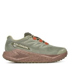 Buty do biegania Salomon. Zielone buty do biegania męskie Salomon, bez wzorów, z gore-texu, bez zapięcia, do biegania, gore-tex. Za 699.99 zł.