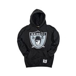 Bluza z kapturem nfl Oakland Raiders. Czarne bluzy z kapturem męskie Mitchell & Ness, l, bez wzorów, z kapturem. Za 338.50 zł.