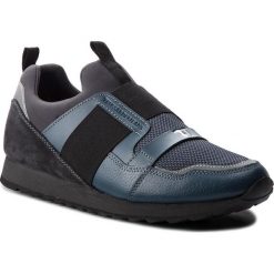 Sneakersy TRUSSARDI JEANS - 77A00102 K601. Niebieskie buty sportowe na co dzień męskie TRUSSARDI JEANS, z jeansu, klasyczne. Za 549.00 zł.