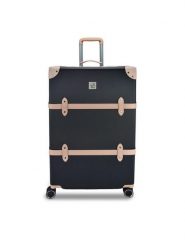 Semi Line Walizka duża T5671-4 Czarny. Czarne walizki męskie Semi-line, bez wzorów, z tworzywa sztucznego, duże. Za 269.99 zł.