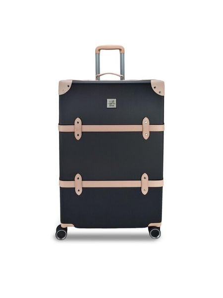 Semi Line Walizka duża T5671-4 Czarny. Czarne walizki męskie Semi-line, bez wzorów, z tworzywa sztucznego, duże. Za 399.99 zł.