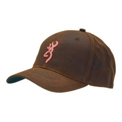 Czapka z daszkiem Browning Celine Wax. Brązowe czapki męskie Browning, bez wzorów, sportowe. Za 157.00 zł.