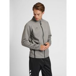 Bluza dresowa zapinana na zamek błyskawiczny Hummel Cima XK. Szare bluzy rozpinane męskie HUMMEL, m, bez wzorów, z dresówki, sportowe, bez ramiączek, bez kaptura. W wyprzedaży za 253.55 zł.