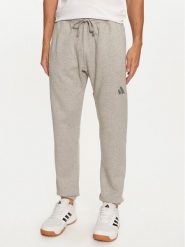 Adidas Spodnie dresowe ALL SZN Fleece IY4148 Szary Regular Fit. Szare spodnie dresowe męskie ADIDAS, bez wzorów, z bawełny. Za 149.99 zł.