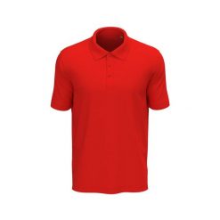 Męska Koszulka Polo Lux. Czerwone koszulki polo męskie Stedman, m, bez wzorów, bez kołnierzyka, bez ramiączek. Za 76.99 zł.