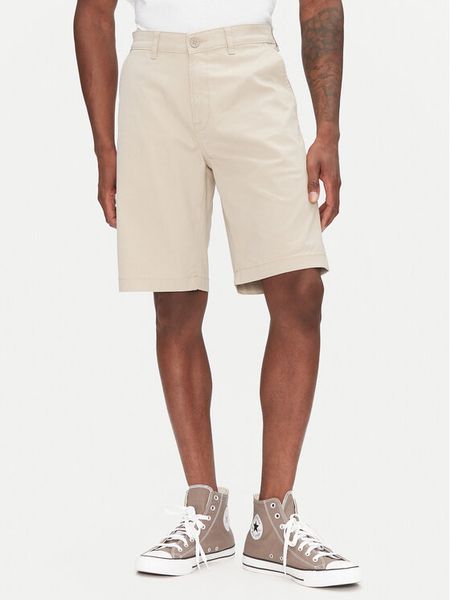 Lee Szorty materiałowe 112349200 Beżowy Regular Fit. Brązowe szorty męskie Lee, bez wzorów, z bawełny. Za 159.00 zł.