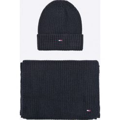 Hilfiger Denim - Czapka i szalik. Czapki męskie marki Hilfiger Denim. W wyprzedaży za 259.90 zł.