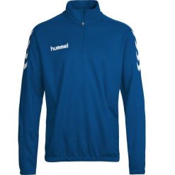 Bluza sportowa dla dorosłych Hummel Core 1/2 Zip Sweat. Niebieskie bluzy nierozpinane męskie HUMMEL, xl, bez wzorów, sportowe, bez ramiączek, bez kaptura. Za 89.00 zł.