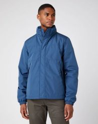 KURTKA PRZEJŚCIOWA WRANGLER WESTERN TECH JACKET DARK DENIM W4E9VAXTG 112141364. Kurtki męskie Wrangler, m, bez wzorów, z denimu, bez ramiączek, bez kaptura. Za 269.99 zł.