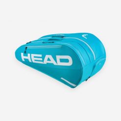 Torba tenisowa Head Tour Boom na 9 rakiet. Niebieskie torby męskie na ramię Head, bez wzorów, sportowe, na ramię, duże. Za 439.99 zł.