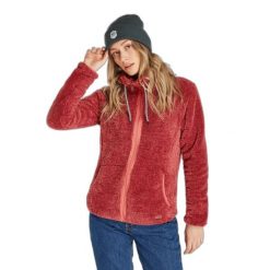 Polar z pełnym zamkiem błyskawicznym Protest Riri. Czerwone bluzy z polaru męskie Protest, xs, bez wzorów, z polaru, sportowe, bez ramiączek, bez kaptura. W wyprzedaży za 209.90 zł.