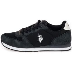 U.S. POLO ASSN. tenisówki męskie Soren 42 czarny. Czarne trampki męskie U.S. Polo Assn., bez wzorów, bez zapięcia. Za 339.00 zł.